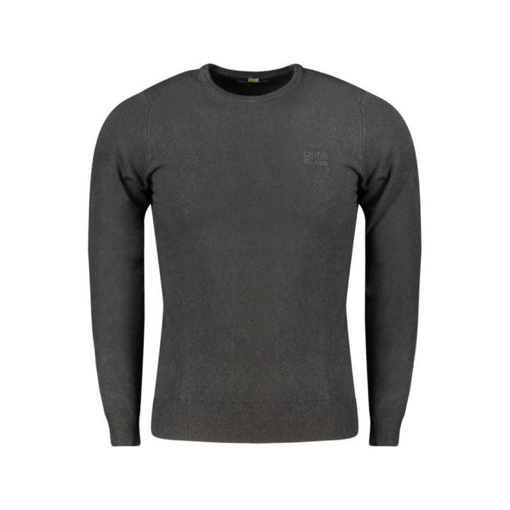 Priser på Cavalli Class Black Polyester Sweater