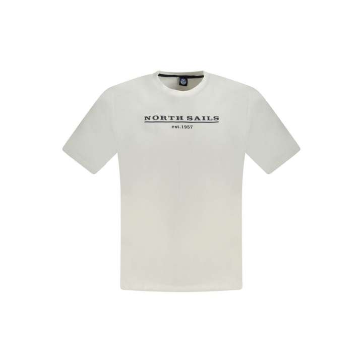 Priser på North Sails White Cotton T-Shirt