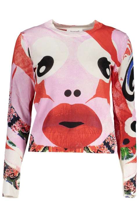 Priser på Desigual Pink Viscose Women Sweater