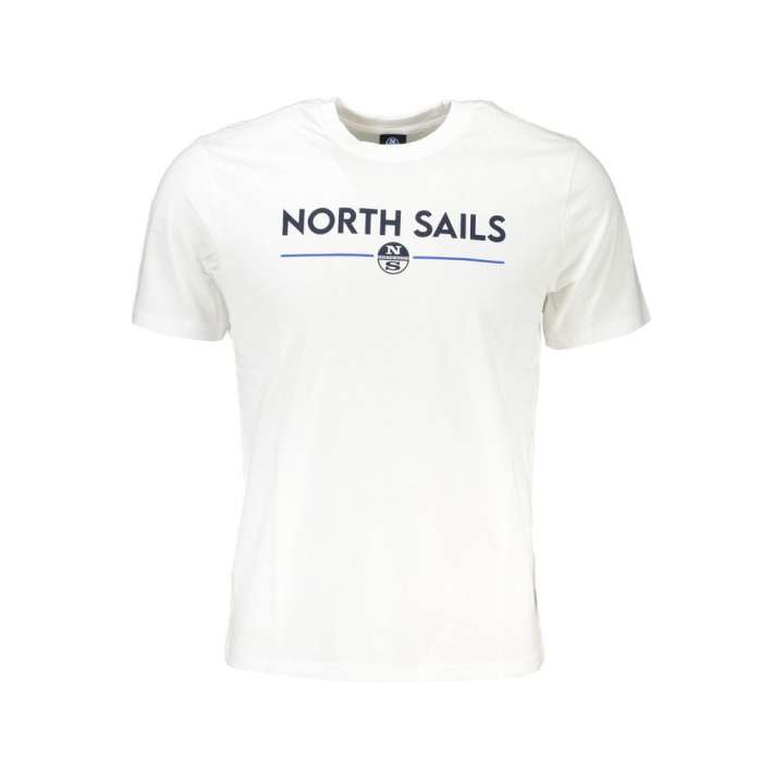 Priser på North Sails White Cotton T-Shirt