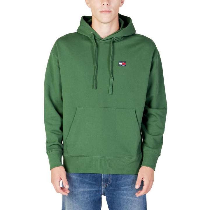 Priser på Tommy Hilfiger Jeans Green Cotton Sweater