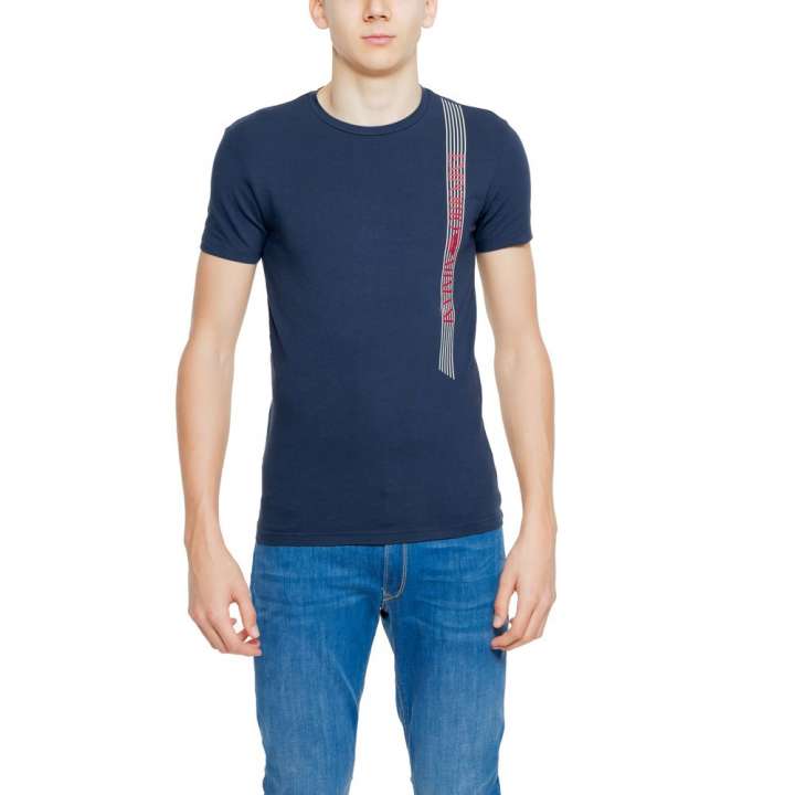 Priser på Emporio Armani Underwear Blue Cotton T-Shirt