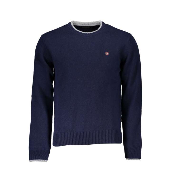 Priser på Napapijri Blue Fabric Men Sweater