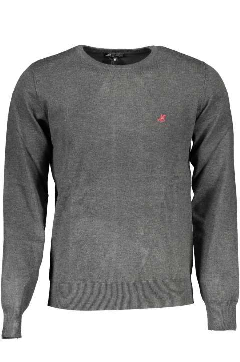 Priser på U.S. Grand Polo Gray Viscose Men Sweater