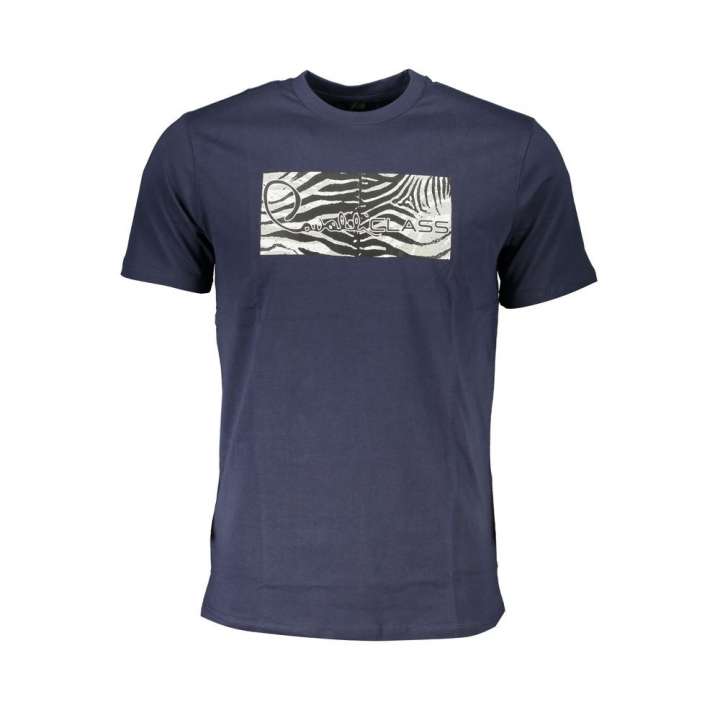 Priser på Cavalli Class Blue Cotton T-Shirt