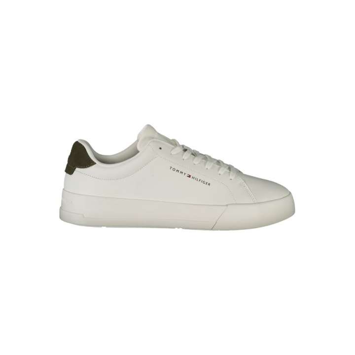 Priser på Tommy Hilfiger White Polyester Sneaker