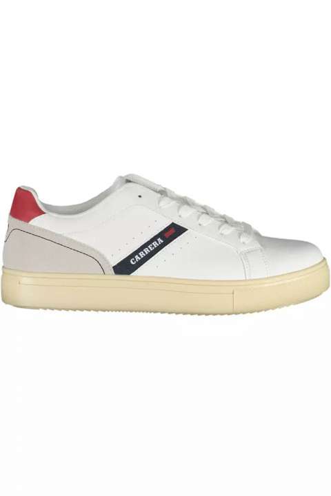 Priser på Carrera White Polyethylene Herre Sneakers