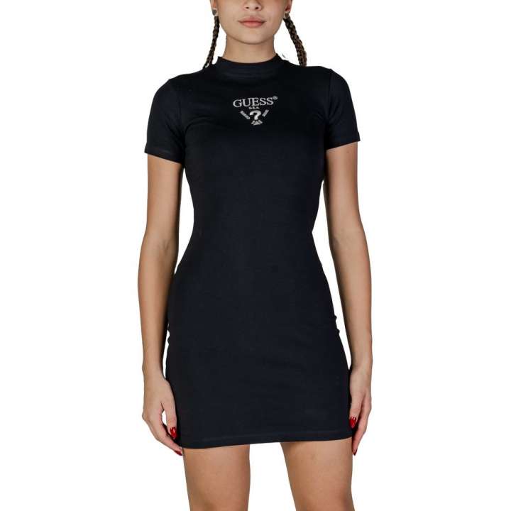 Priser på Guess Active Black Cotton Dress