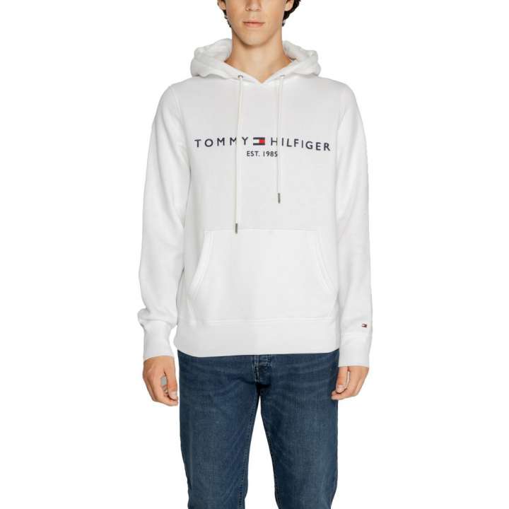 Priser på Tommy Hilfiger White Cotton Sweater