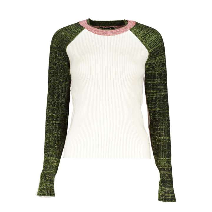 Priser på Desigual Chic Contrasting Crew Neck Sweater