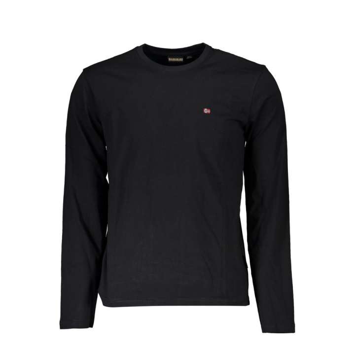 Priser på Napapijri Black Cotton T-Shirt