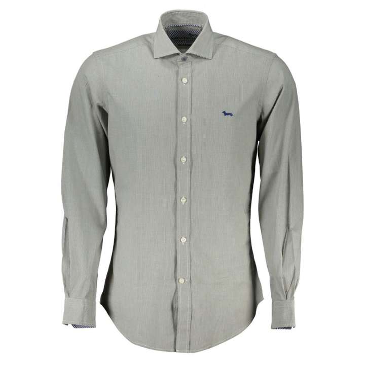 Priser på Harmont & Blaine Elegant Green Slim Fit Long Sleeve Shirt