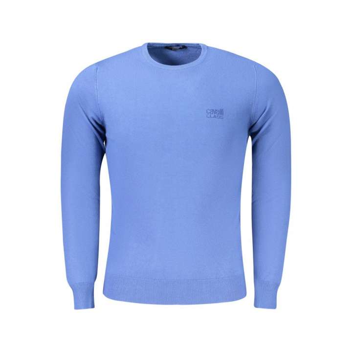 Priser på Cavalli Class Blue Polyester Sweater