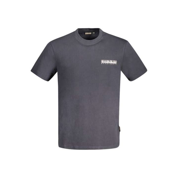 Priser på Napapijri Black Cotton T-Shirt