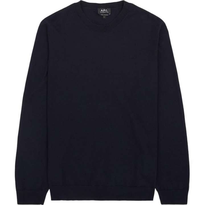 Priser på A.P.C Regular fit COHHFS H23285 PULL MATT Strik Navy