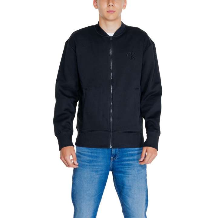 Priser på Calvin Klein Jeans Black Cotton Rigenerato Sweater