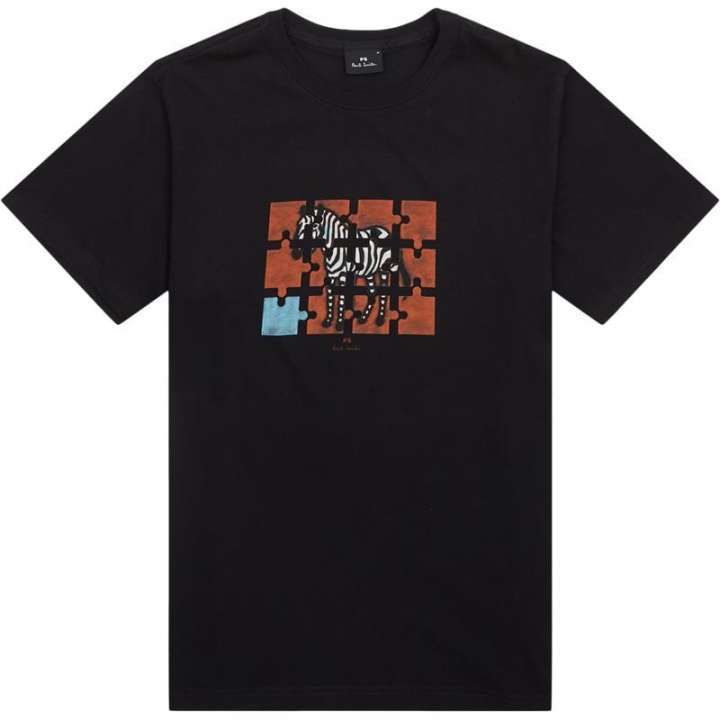 Priser på PS by Paul Smith Regular fit 011R PP5079 T-shirts Sort