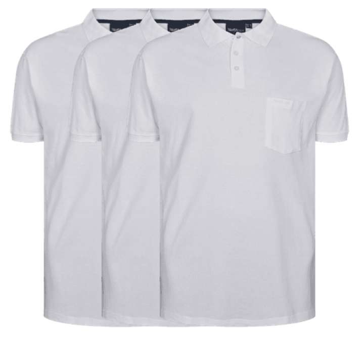 Priser på North 56°4 3-pack Polo 99011 0000-2x-large