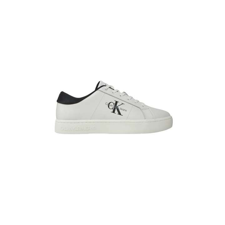 Priser på Calvin Klein Jeans Black And White Leather Sneaker