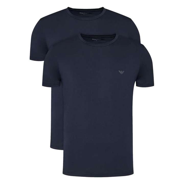 Priser på Emporio Armani Underwear Blue Cotton T-Shirt