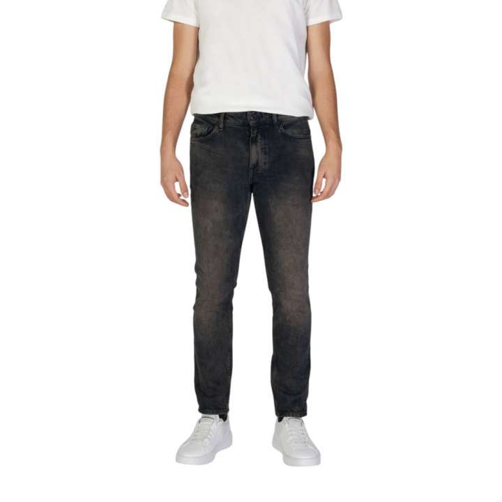 Priser på Hugo Boss Blue Cotton Jeans & Pant