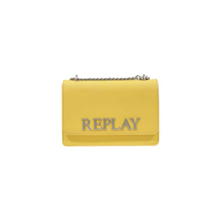 Priser på Replay Yellow Polyester Handbag