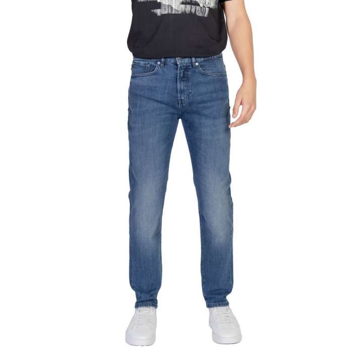 Priser på Hugo Boss Blue Cotton Jeans & Pant