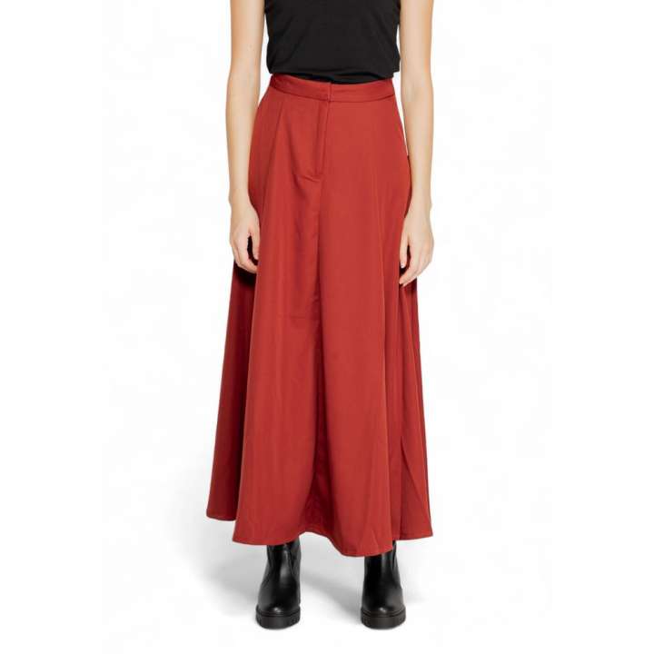 Priser på Vero Moda Red Polyester Skirt