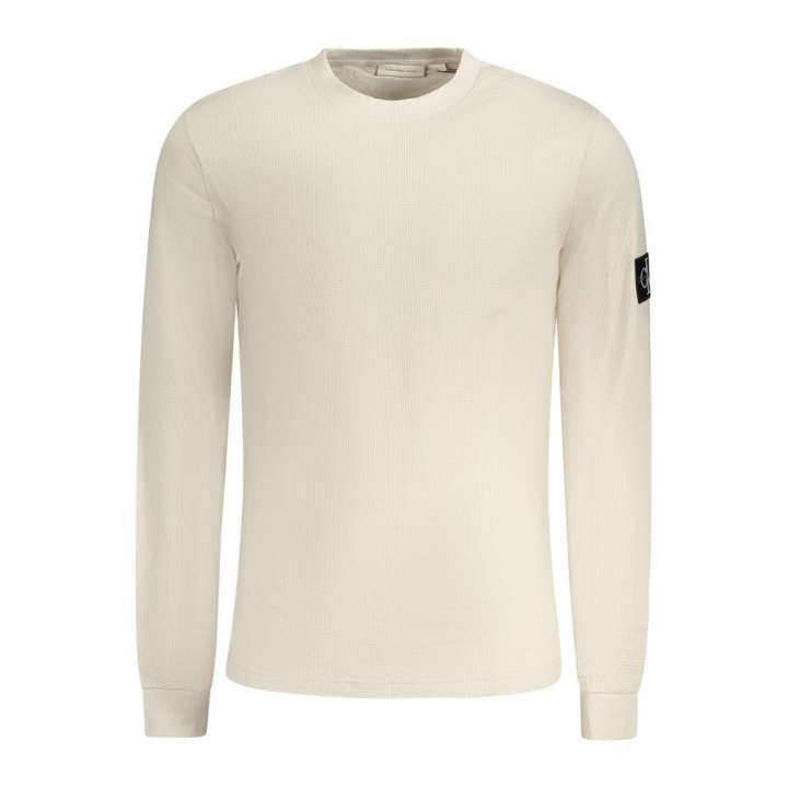 Priser på Calvin Klein Beige Cotton Sweater