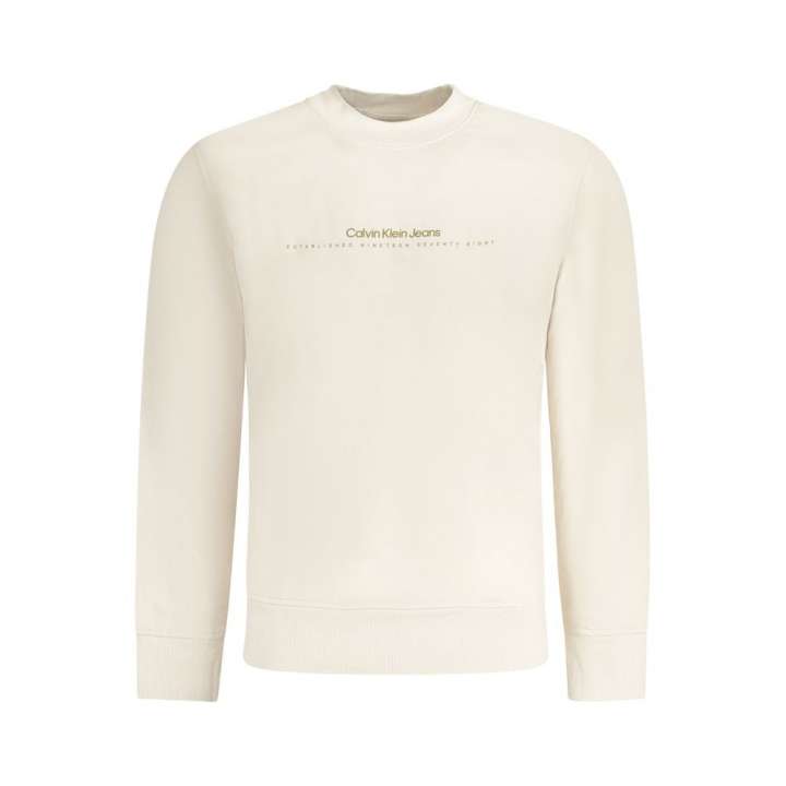 Priser på Calvin Klein Beige Cotton Sweater