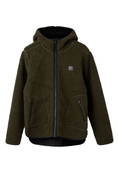 Priser på H2O - Jakke - Langli Hooded Pile Jacket - Army