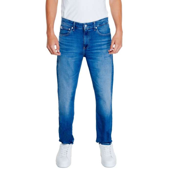 Priser på Calvin Klein Jeans Blue Cotton Rigenerato Jeans & Pant