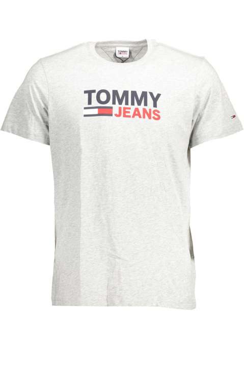 Priser på Tommy Hilfiger Gray Cotton Herre T-Shirt