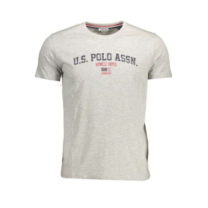 Priser på U.S. POLO ASSN. Gray Cotton Men TShirt