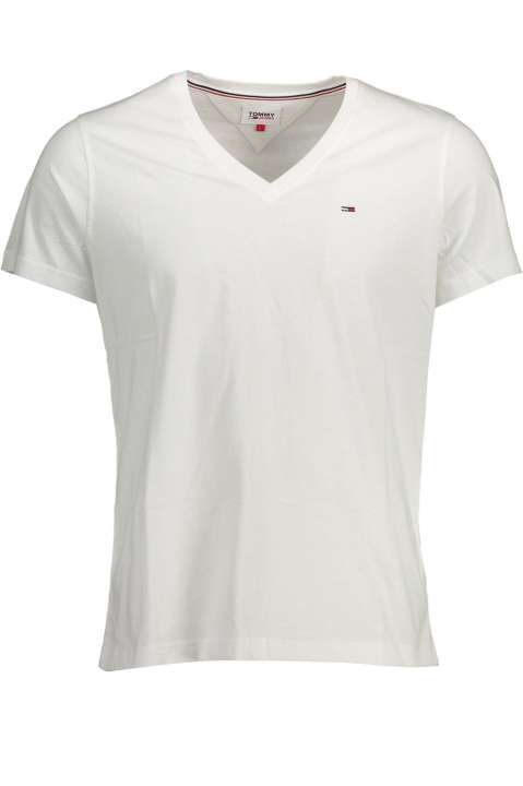 Priser på Tommy Hilfiger White Cotton Men TShirt