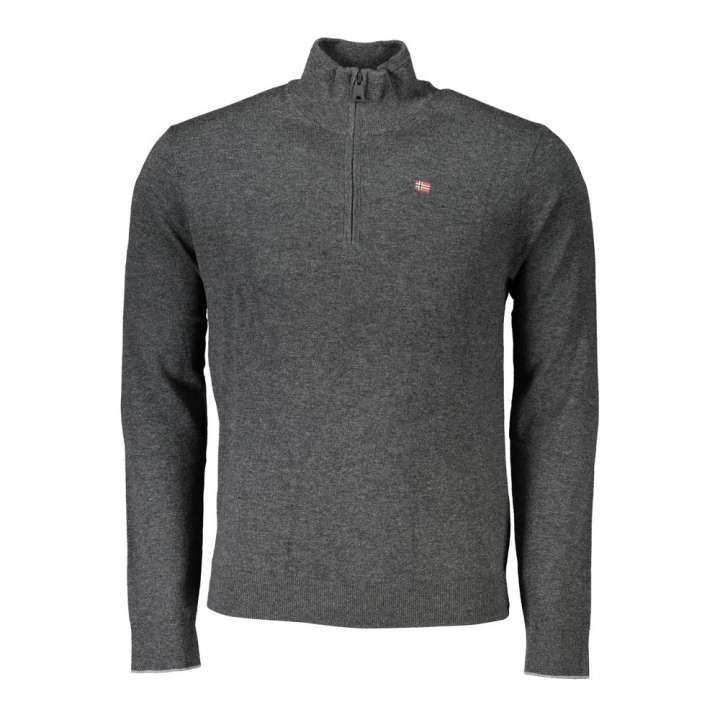 Priser på Napapijri Gray Fabric Men Sweater