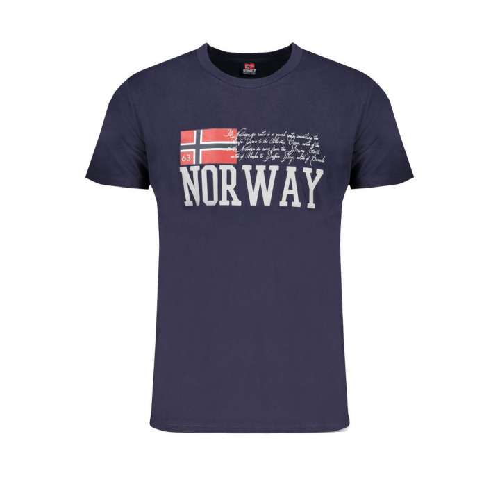 Priser på Norway 1963 Blue Cotton T-Shirt