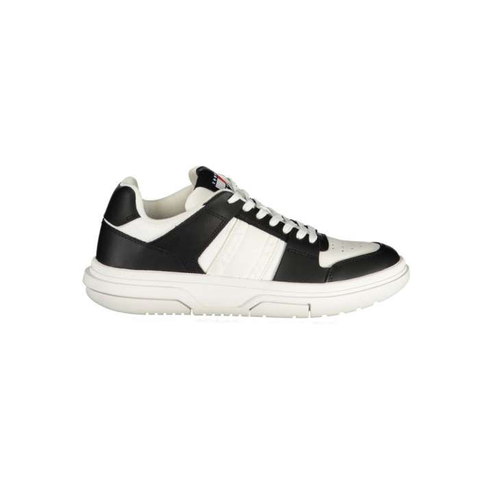 Priser på Tommy Hilfiger Black Polyester Sneaker