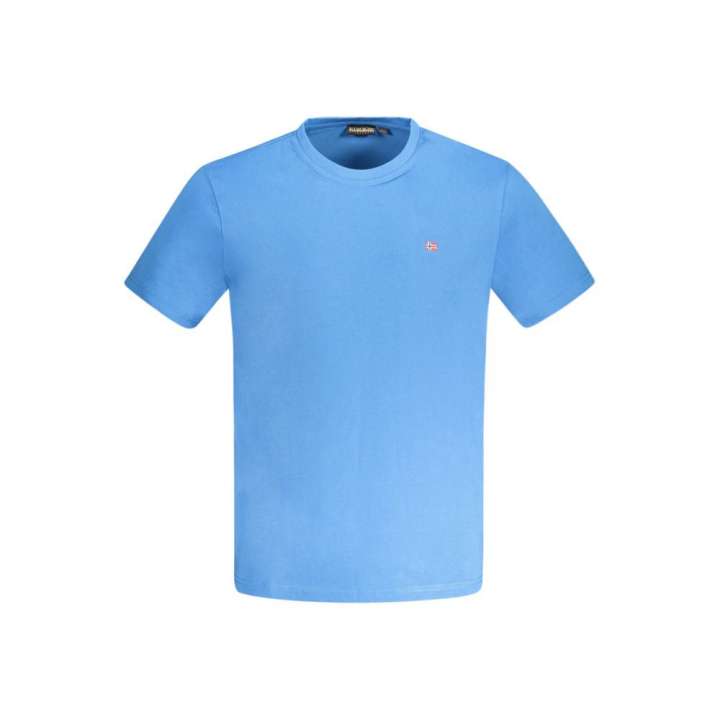 Priser på Napapijri Blue Cotton T-Shirt