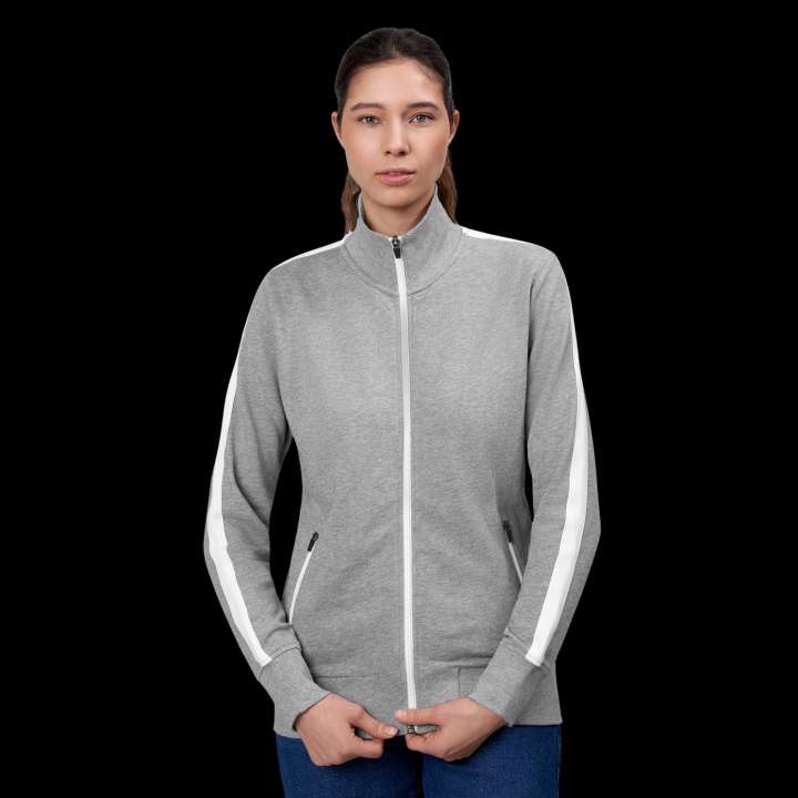 Priser på ID Kontrast Dame Cardigan - Grey Melange - 3XL