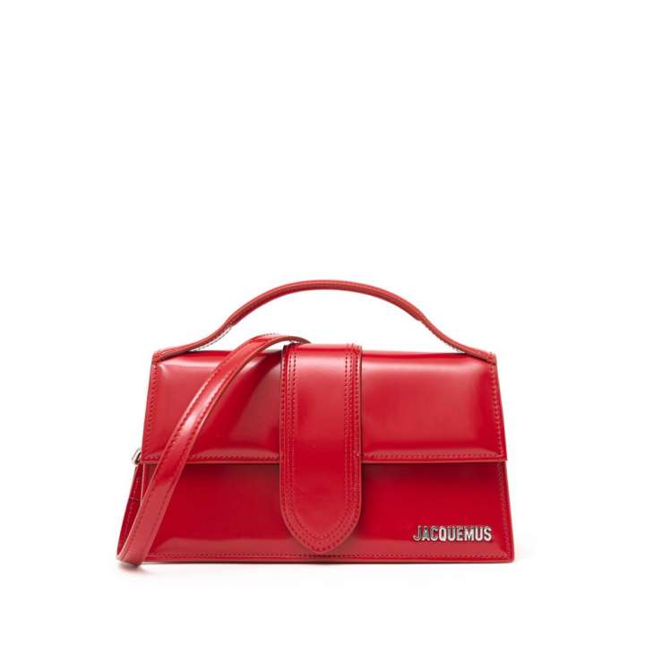 Priser på Jacquemus Red Leather Shoulder Bag