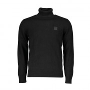 Hugo Boss Elegant Cotton-Cashmere Turtleneck Sweater