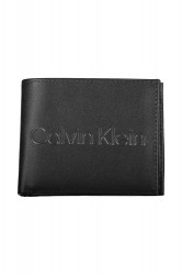 Calvin Klein Elegant Black Polyethylene Wallet with RFID Blocker