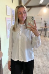 Nümph - Skjorte - NU Tully Shirt - Bright White