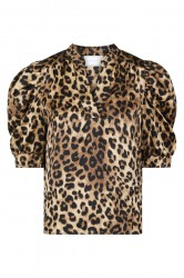 Neo Noir - Top - Roella Leo Blouse - Leopard