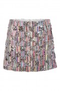 Pieces - Nederdel - Pcnaina Mw Short Sequins Skirt - Cloud Dancer (Levering slut oktober)