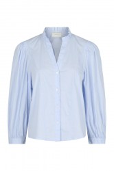 Neo Noir - Skjorte - Barba Stripe Blouse - Light Blue