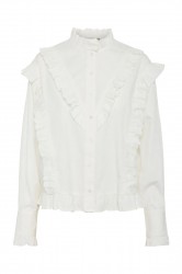 Y.A.S - Skjorte - Yascotco Ls Shirt - Ex Star White