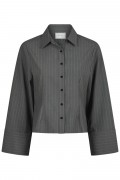 Neo Noir - Skjorte - Rosa Pinstripe Shirt - Grey