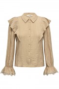 A-View - Skjorte - Sophie Shirt - Sand